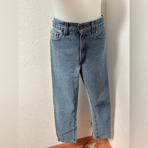 Straight leg Blue Jeans